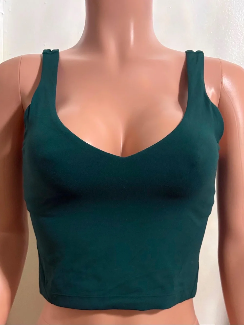 lululemon athletica Deep Green Scoop-Back Sports tops